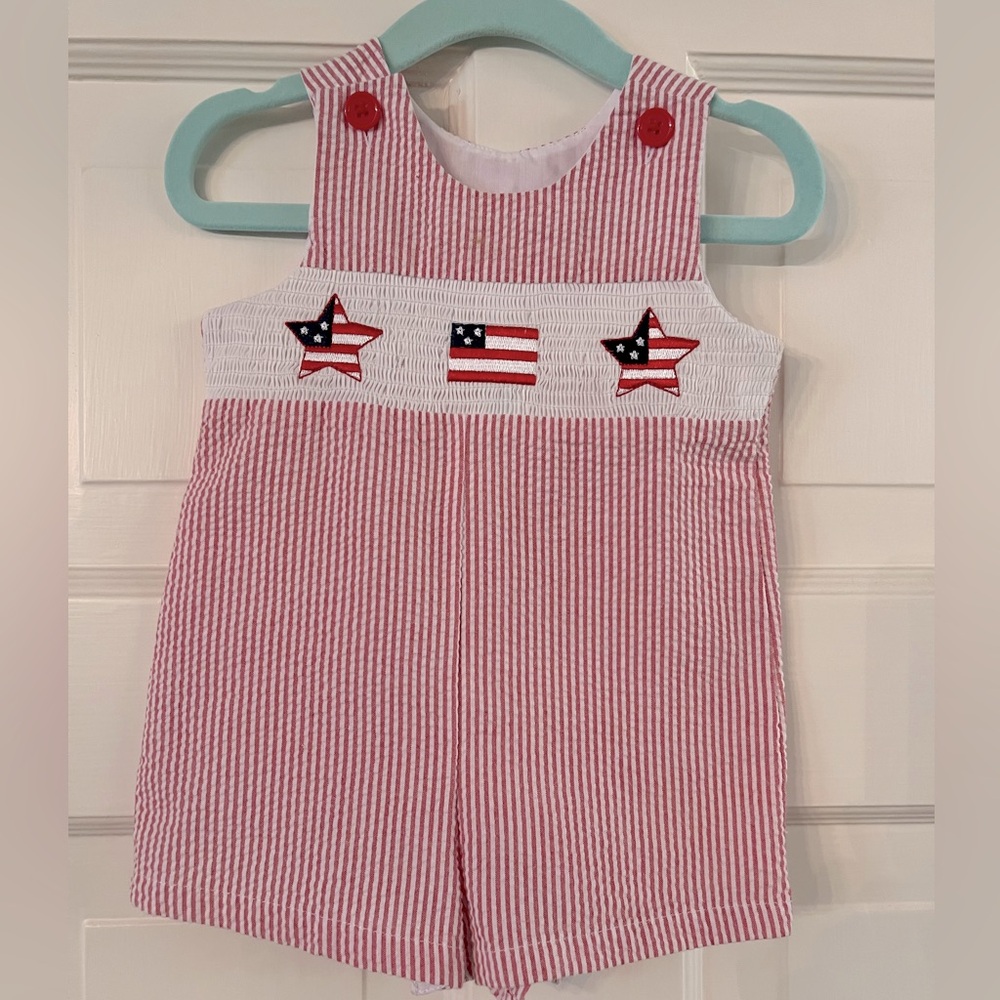 Patriotic Baby Jon Jon/ Jumper, 3-6M